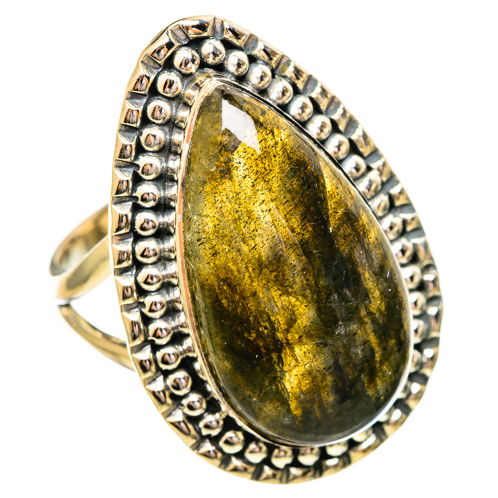 Labradorite Rings handcrafted by Ana Silver Co - RING114237 - Photo 2