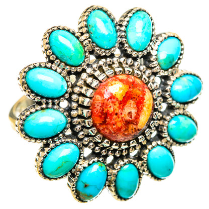 Sponge Coral Rings handcrafted by Ana Silver Co - RING114239 - Photo 2