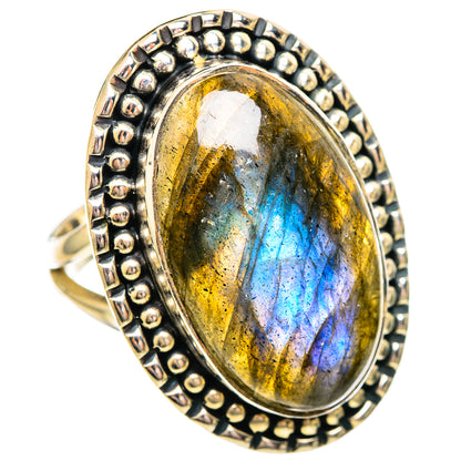 Labradorite Rings handcrafted by Ana Silver Co - RING114241 - Photo 2