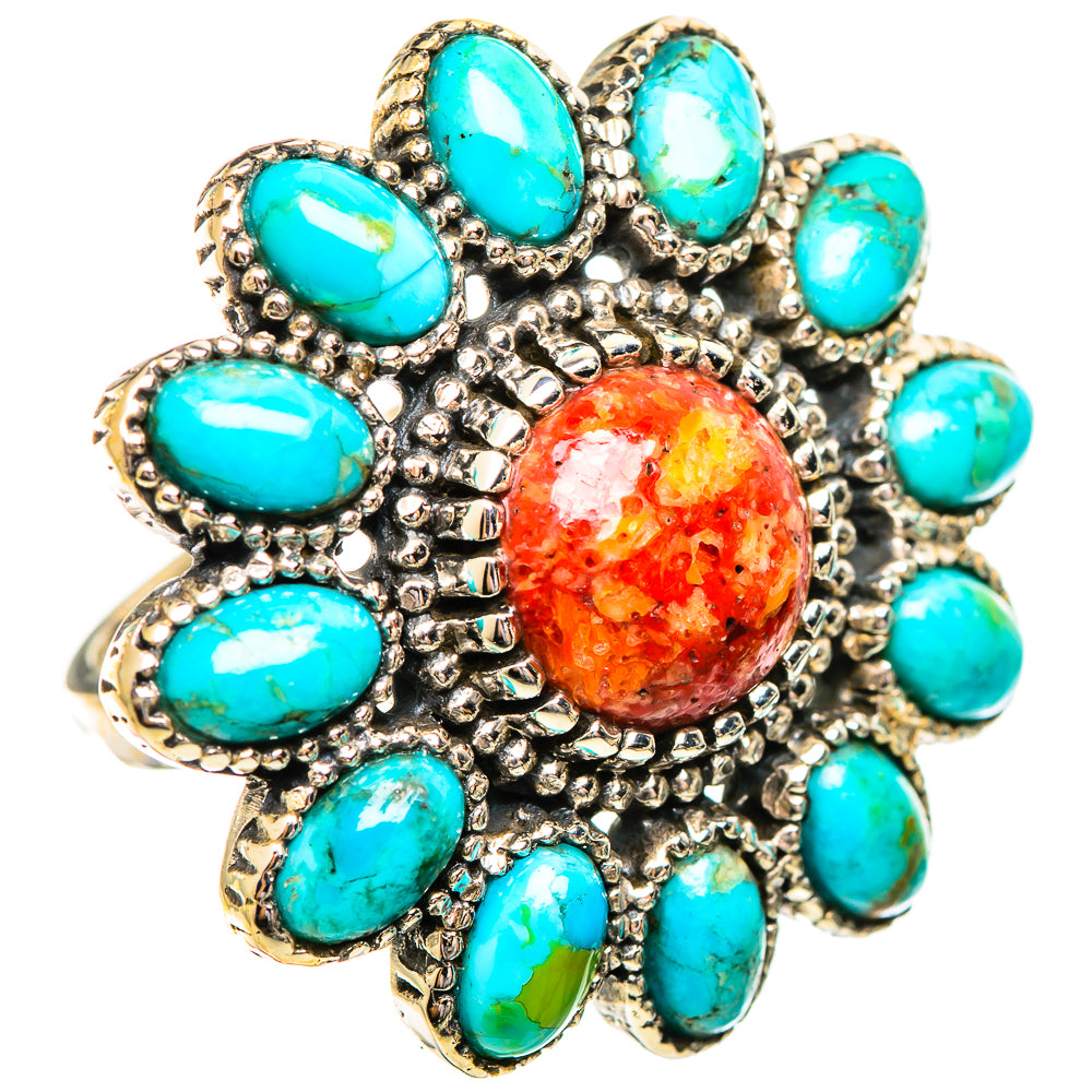 Sponge Coral Rings handcrafted by Ana Silver Co - RING114242 - Photo 2