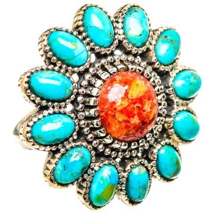 Sponge Coral Rings handcrafted by Ana Silver Co - RING114242 - Photo 2