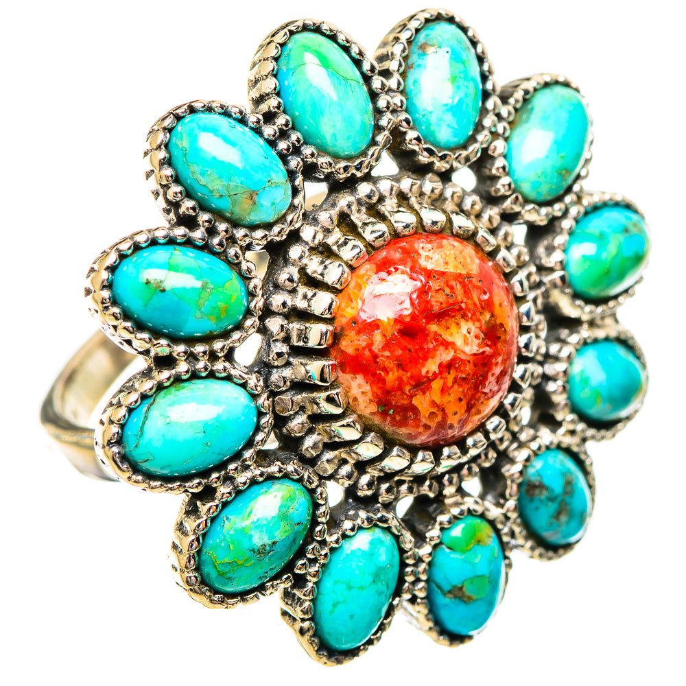 Sponge Coral Rings handcrafted by Ana Silver Co - RING114245 - Photo 2