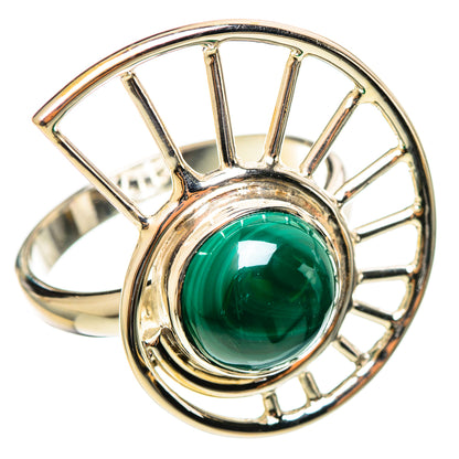Malachite Rings handcrafted by Ana Silver Co - RING114250 - Photo 2