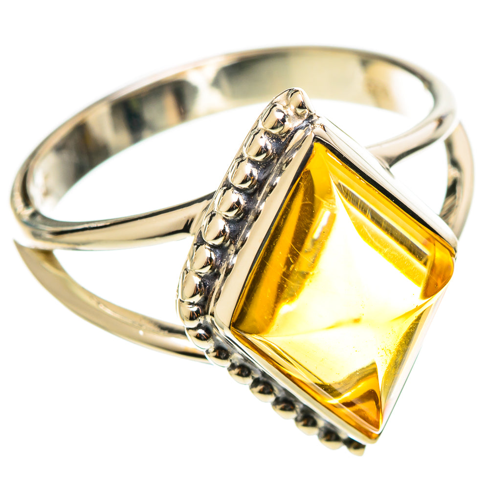 Citrine Rings handcrafted by Ana Silver Co - RING114253 - Photo 2