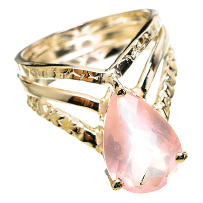 Rose Quartz Rings handcrafted by Ana Silver Co - RING114255 - Photo 2