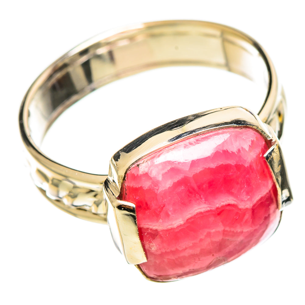 Rhodochrosite Rings handcrafted by Ana Silver Co - RING114256 - Photo 2