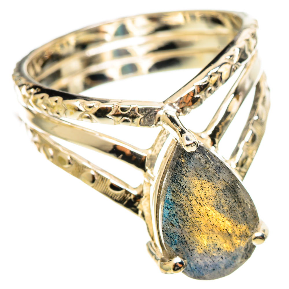 Labradorite Rings handcrafted by Ana Silver Co - RING114271 - Photo 2