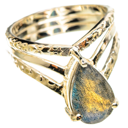 Labradorite Rings handcrafted by Ana Silver Co - RING114271 - Photo 2