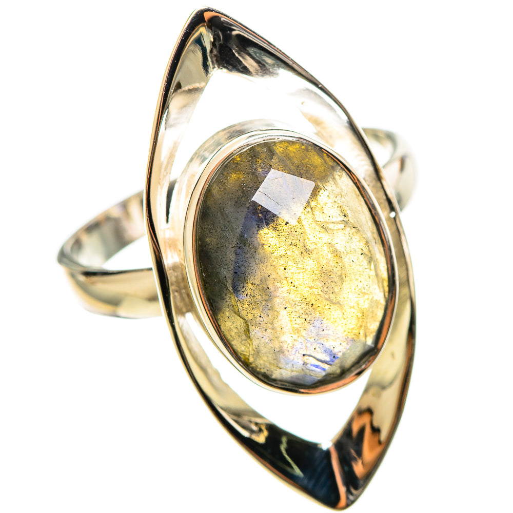 Labradorite Rings handcrafted by Ana Silver Co - RING114289 - Photo 2