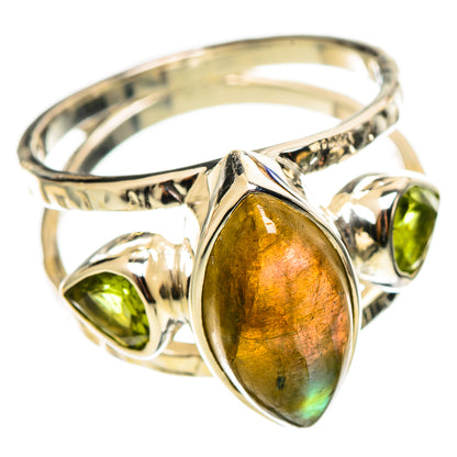 Labradorite Rings handcrafted by Ana Silver Co - RING114291 - Photo 2