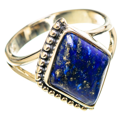 Lapis Lazuli Rings handcrafted by Ana Silver Co - RING114303 - Photo 2