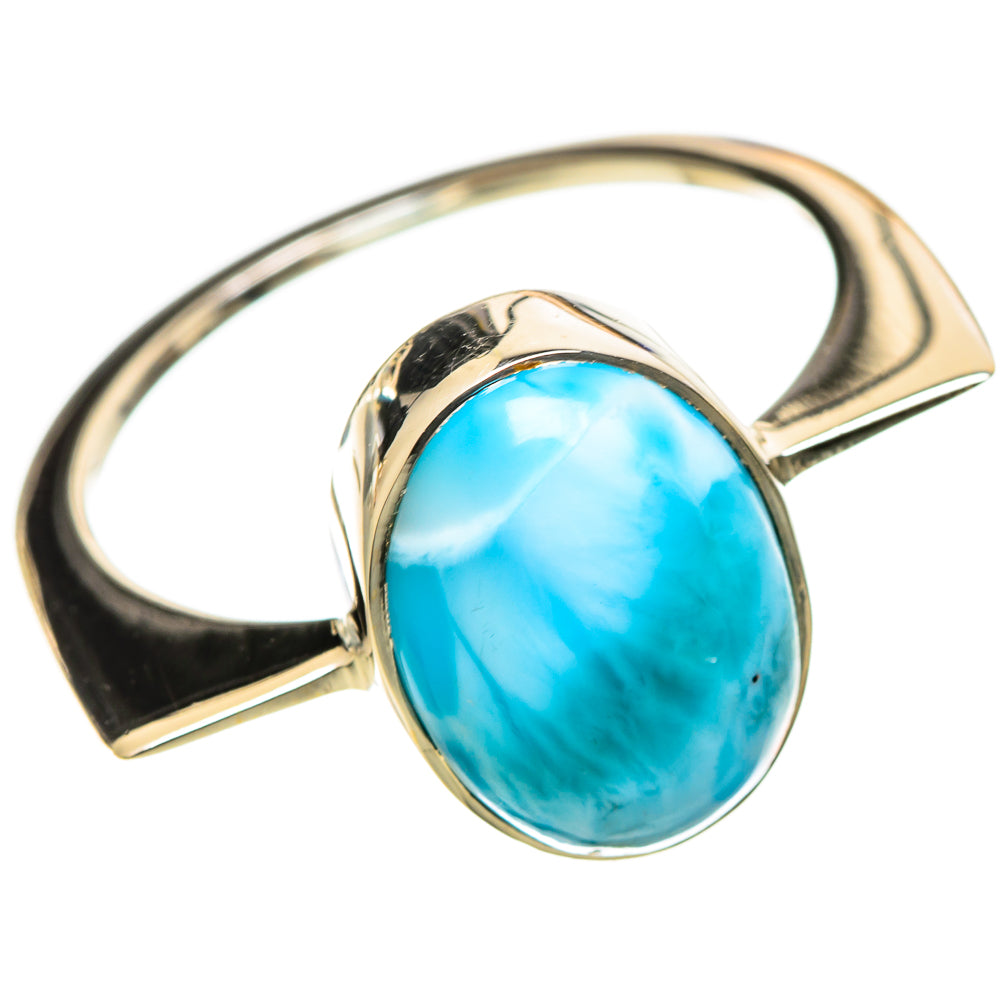 Larimar Rings handcrafted by Ana Silver Co - RING114304 - Photo 2