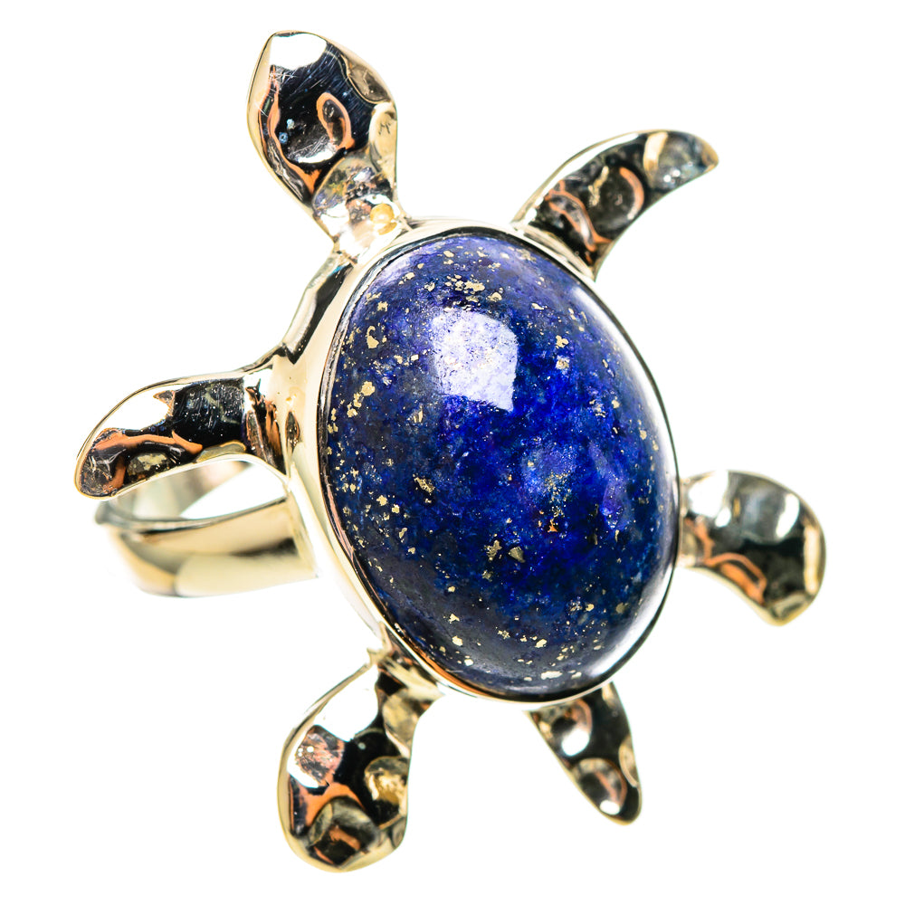 Lapis Lazuli Rings handcrafted by Ana Silver Co - RING114307 - Photo 2