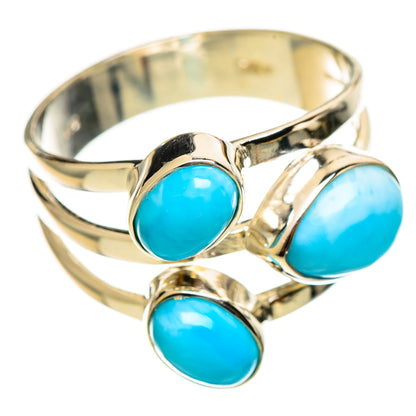 Larimar Rings handcrafted by Ana Silver Co - RING114308 - Photo 2