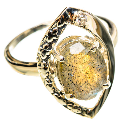 Labradorite Rings handcrafted by Ana Silver Co - RING114309 - Photo 2