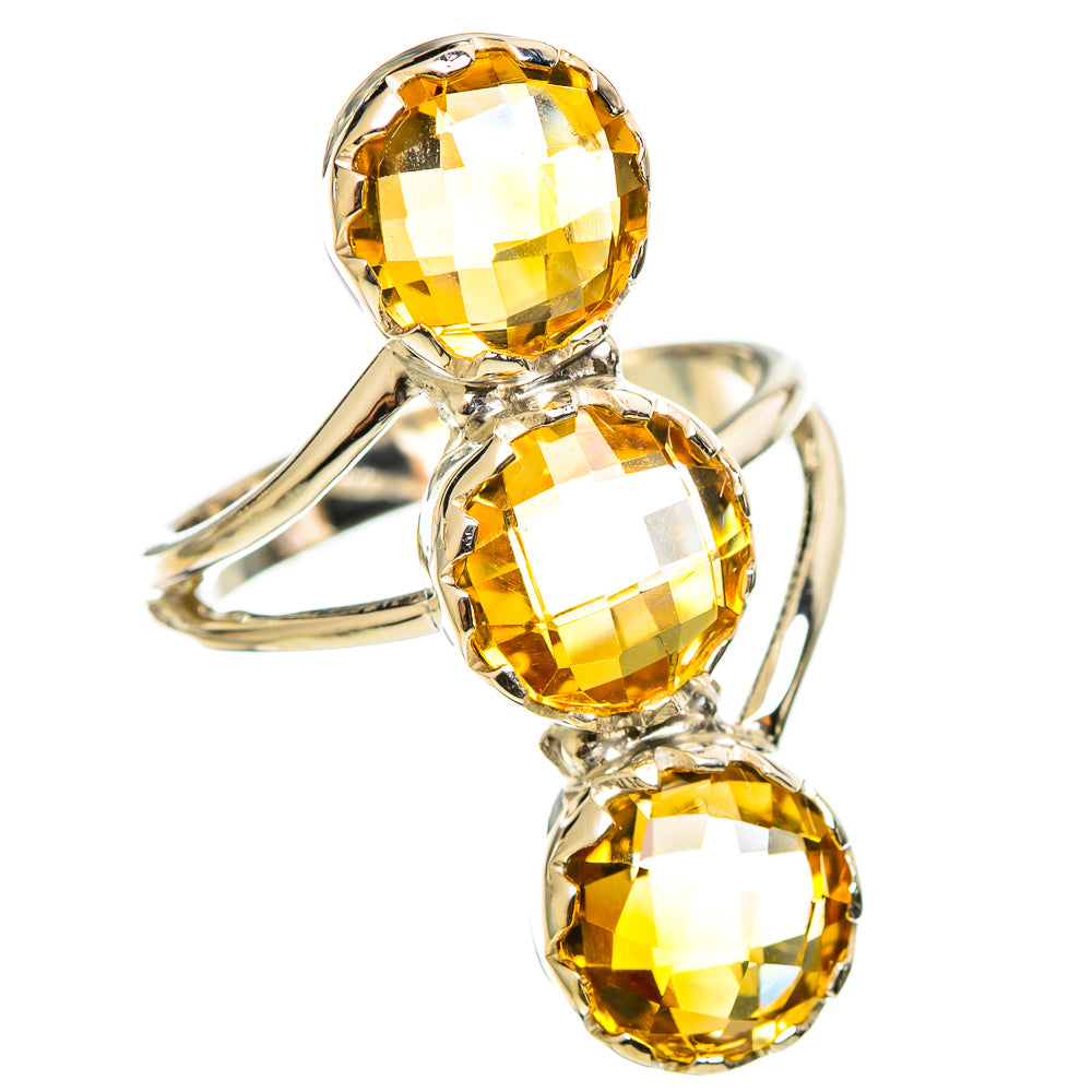 Citrine Rings handcrafted by Ana Silver Co - RING114315 - Photo 2