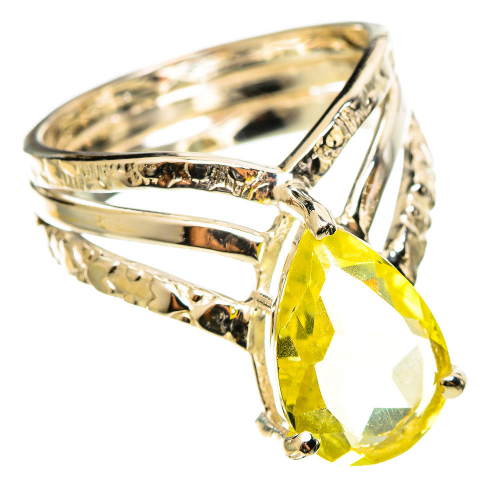Citrine Rings handcrafted by Ana Silver Co - RING114328 - Photo 2