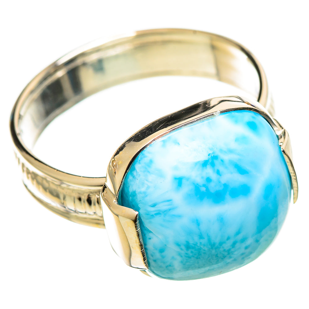 Larimar Rings handcrafted by Ana Silver Co - RING114330 - Photo 2