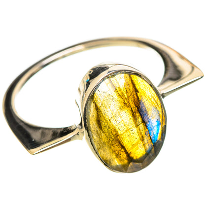 Labradorite Rings handcrafted by Ana Silver Co - RING114331 - Photo 2