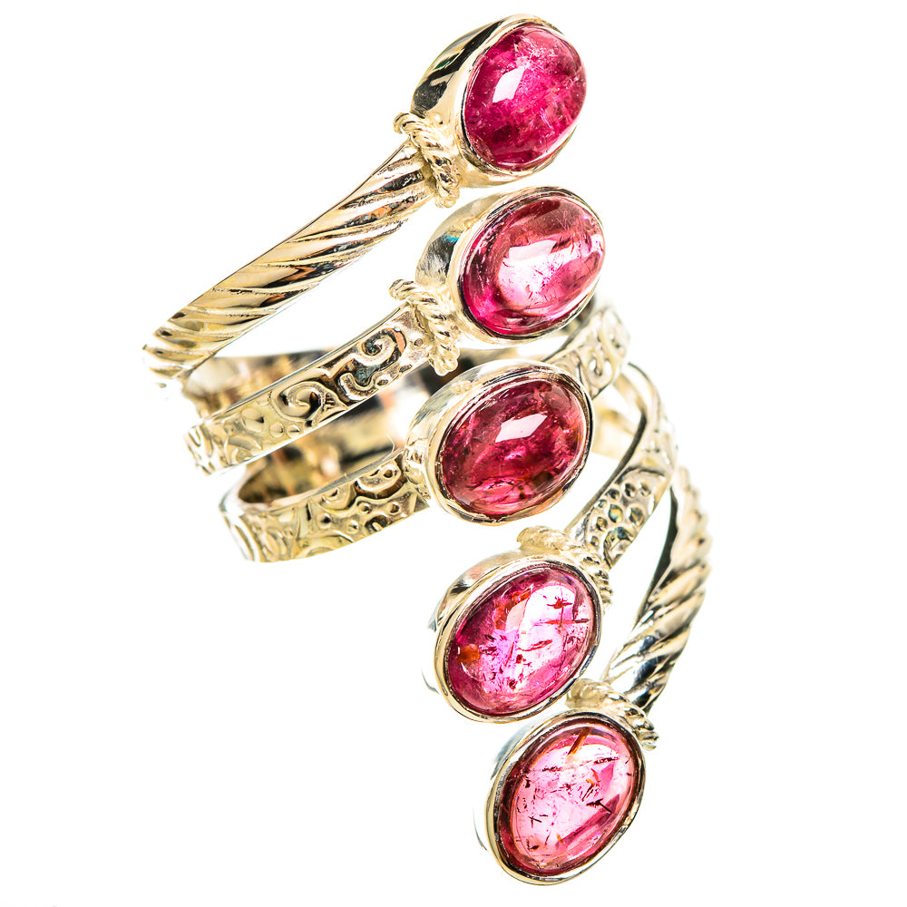 Pink Tourmaline Rings handcrafted by Ana Silver Co - RING114345 - Photo 2