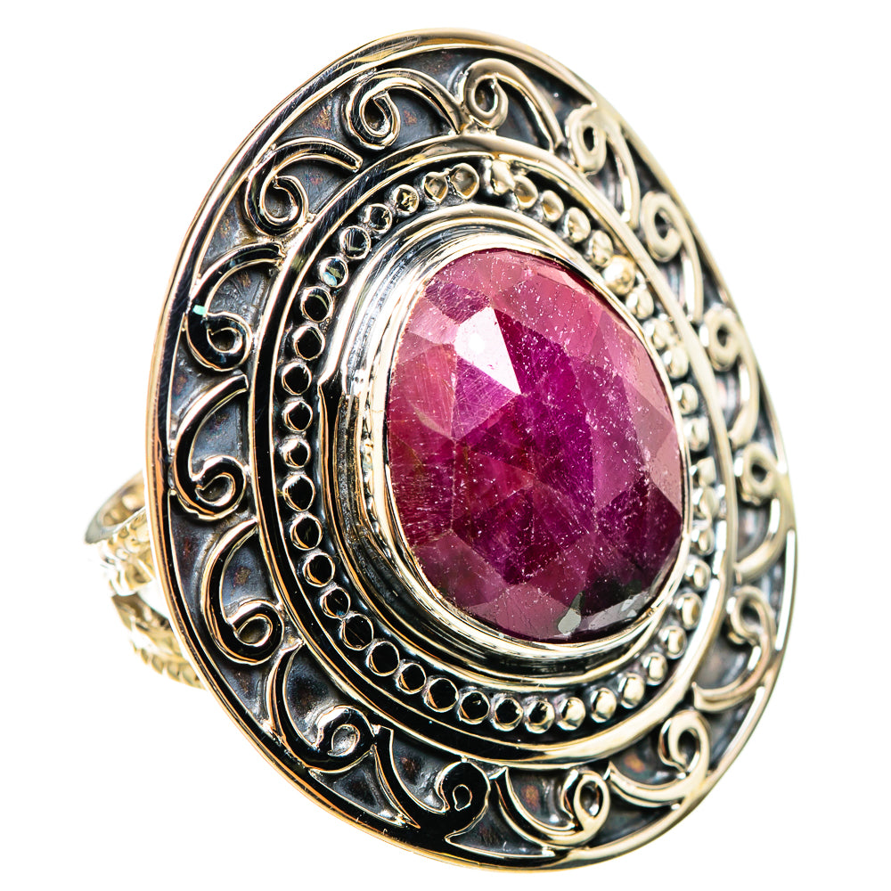 Ruby Fuchsite Rings handcrafted by Ana Silver Co - RING114346 - Photo 2