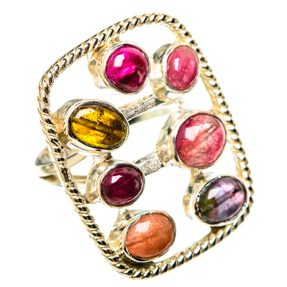 Pink Tourmaline Rings handcrafted by Ana Silver Co - RING114347 - Photo 2