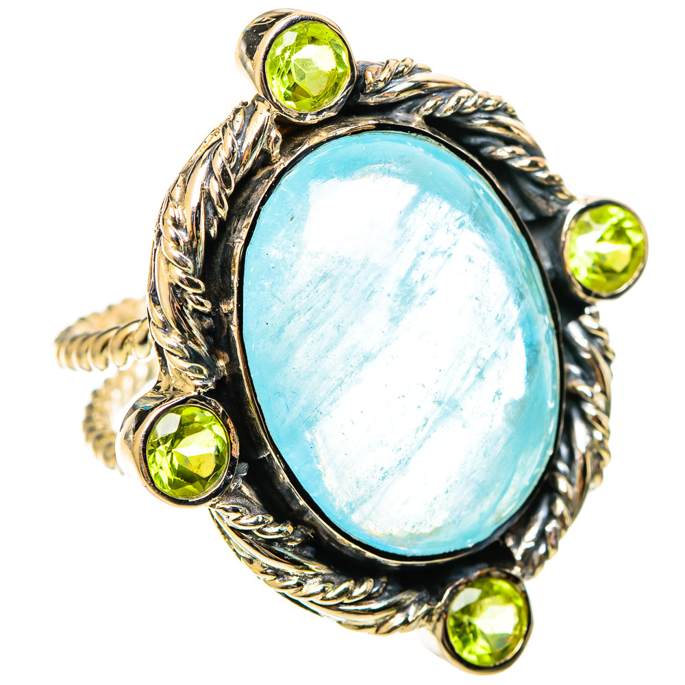 Aquamarine Rings handcrafted by Ana Silver Co - RING114358 - Photo 2