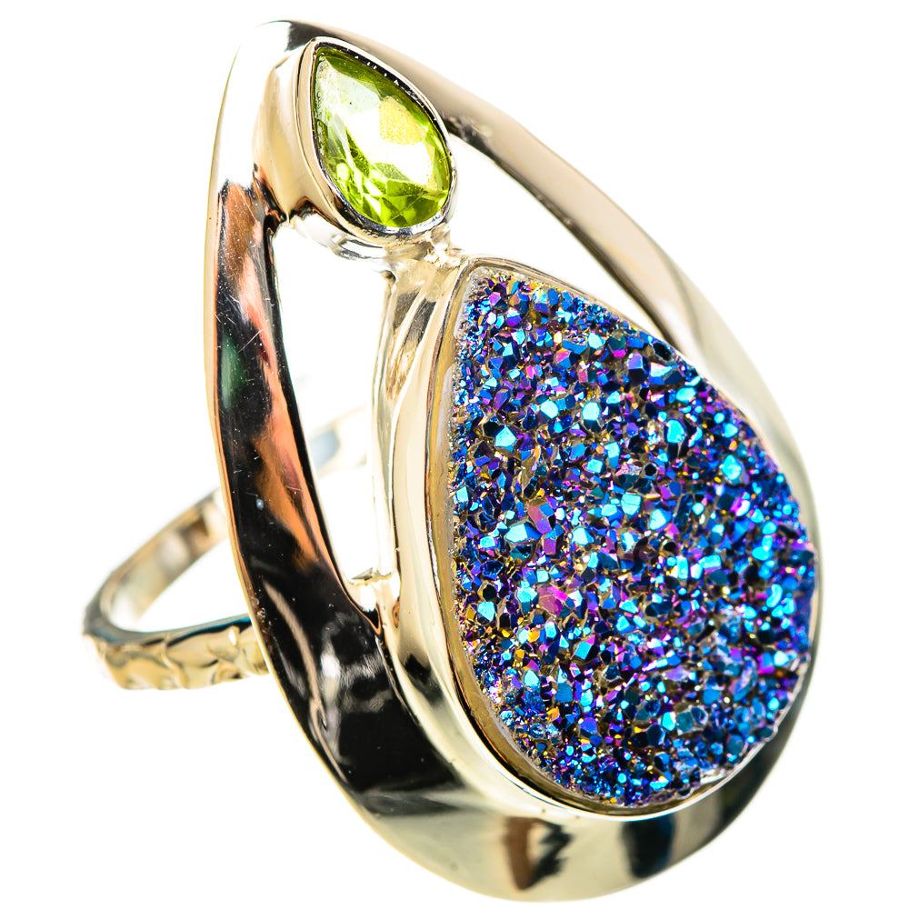 Titanium Druzy Rings handcrafted by Ana Silver Co - RING114359 - Photo 2