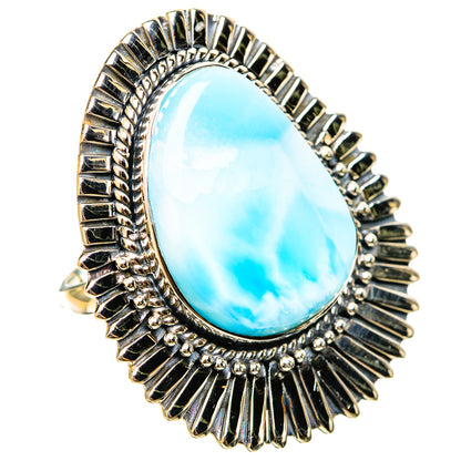 Larimar Rings handcrafted by Ana Silver Co - RING114360 - Photo 2