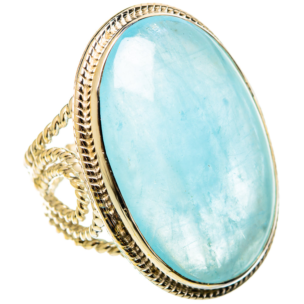 Aquamarine Rings handcrafted by Ana Silver Co - RING114363 - Photo 2