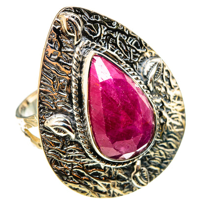Ruby Fuchsite Rings handcrafted by Ana Silver Co - RING114365 - Photo 2