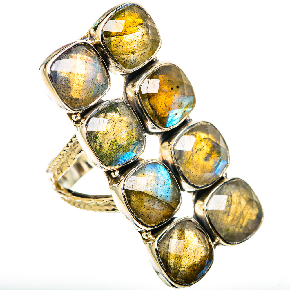Labradorite Rings handcrafted by Ana Silver Co - RING114378 - Photo 2