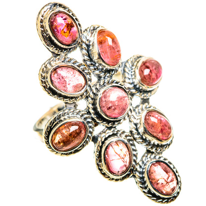 Pink Tourmaline Rings handcrafted by Ana Silver Co - RING114381 - Photo 2