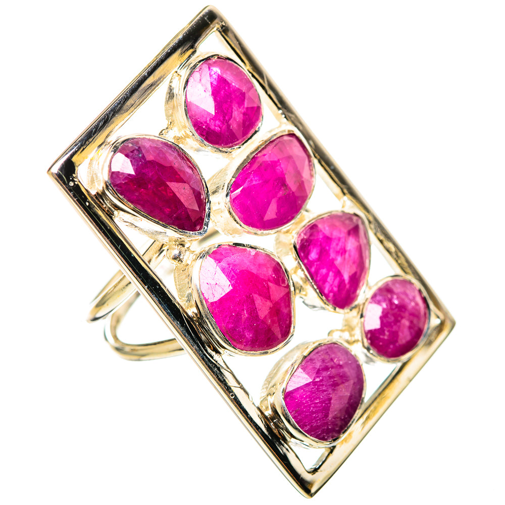 Ruby Fuchsite Rings handcrafted by Ana Silver Co - RING114382 - Photo 2