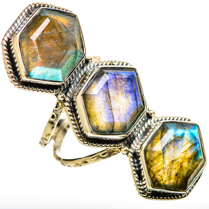 Labradorite Rings handcrafted by Ana Silver Co - RING114391 - Photo 2