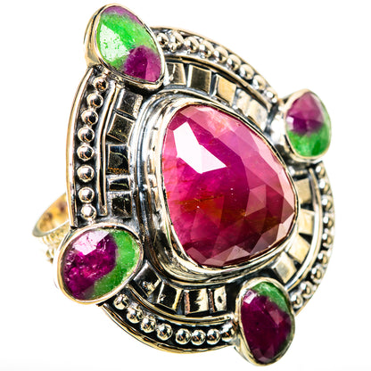 Ruby Fuchsite Rings handcrafted by Ana Silver Co - RING114397 - Photo 2