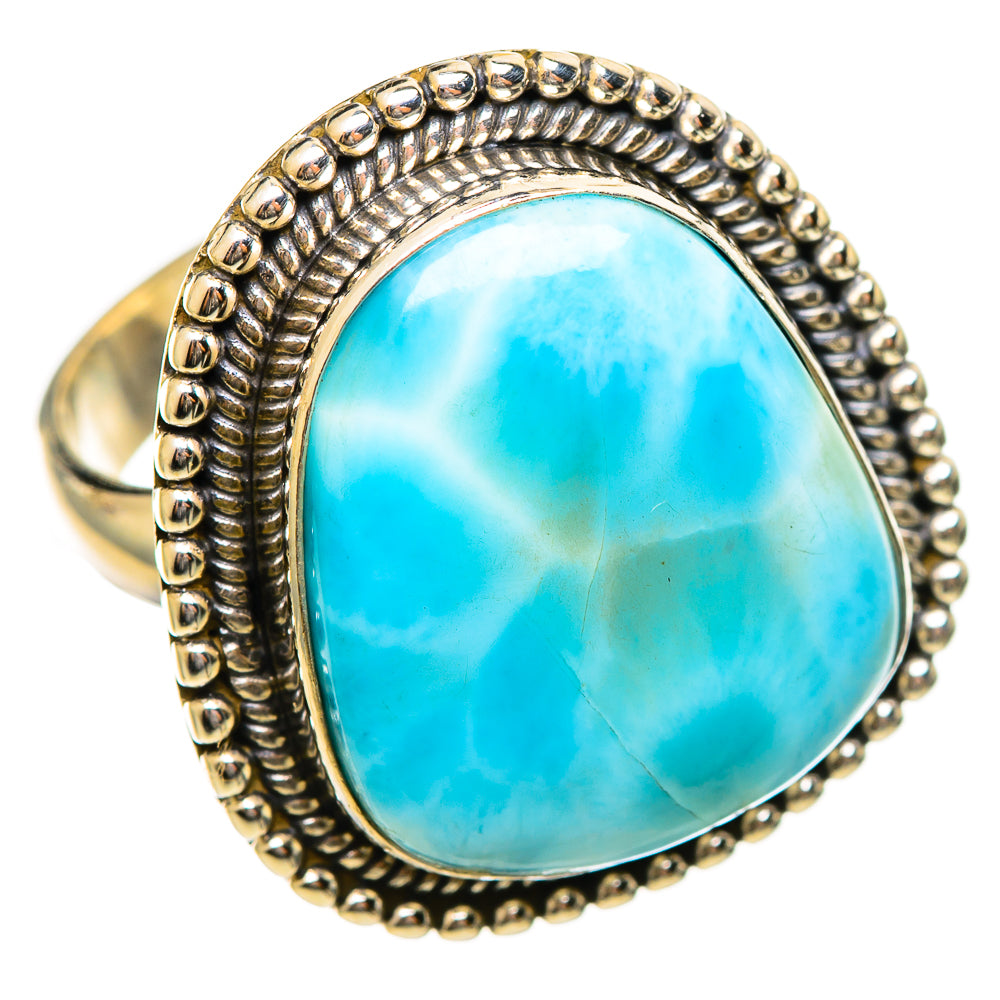 Larimar Rings handcrafted by Ana Silver Co - RING114400 - Photo 2
