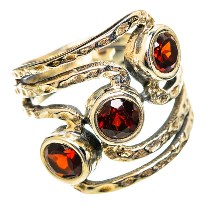 Garnet Rings handcrafted by Ana Silver Co - RING114413 - Photo 2