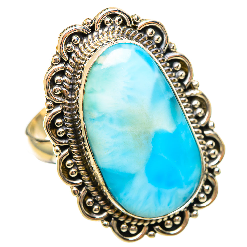 Larimar Rings handcrafted by Ana Silver Co - RING114426 - Photo 2