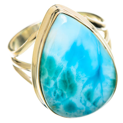 Larimar Rings handcrafted by Ana Silver Co - RING114428 - Photo 2