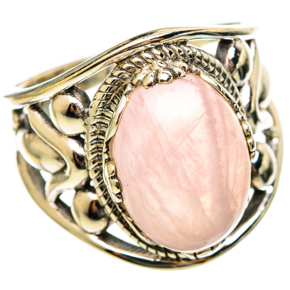 Rose Quartz Rings handcrafted by Ana Silver Co - RING114442 - Photo 2
