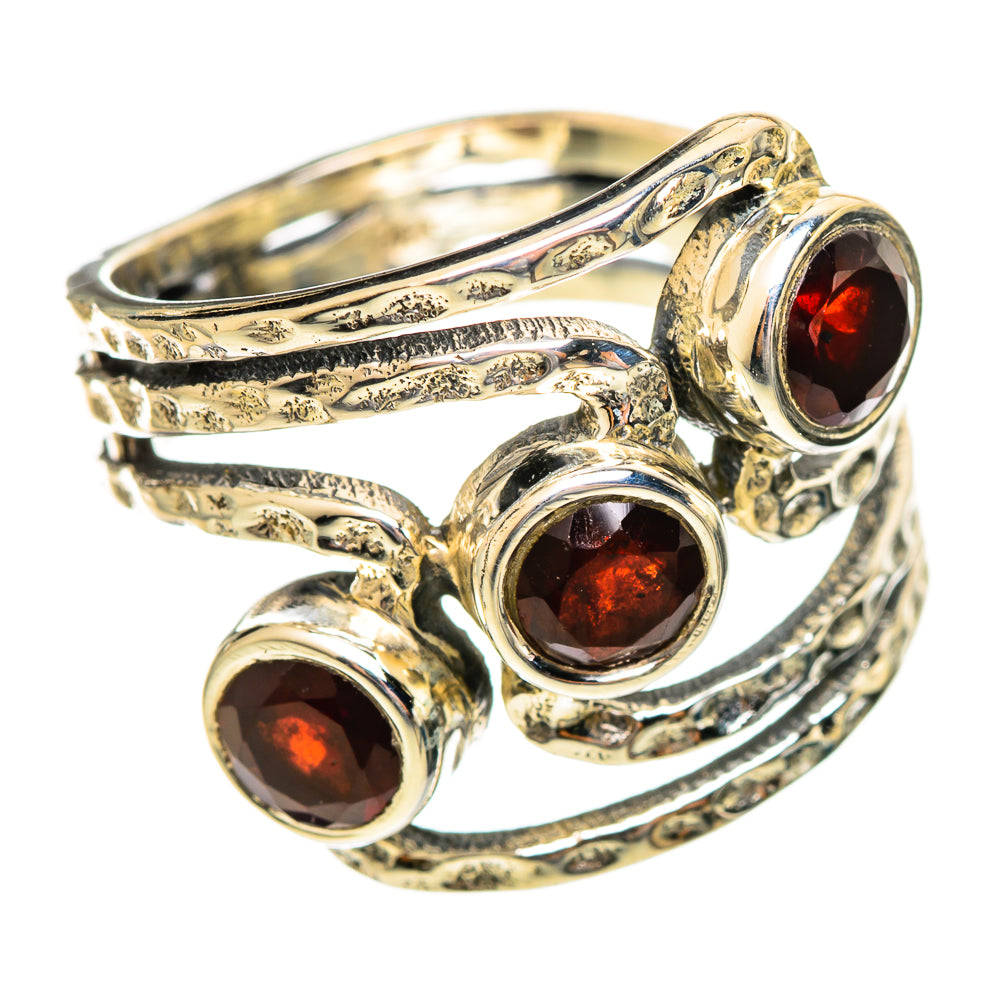 Garnet Rings handcrafted by Ana Silver Co - RING114443 - Photo 2