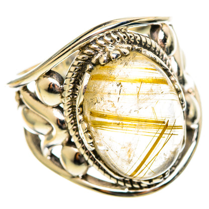 Rutilated Quartz Rings handcrafted by Ana Silver Co - RING114449 - Photo 2