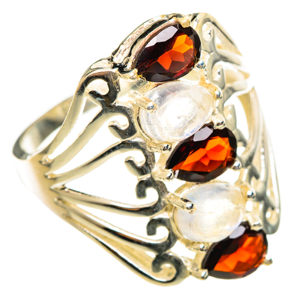 Garnet Rings handcrafted by Ana Silver Co - RING114476 - Photo 2