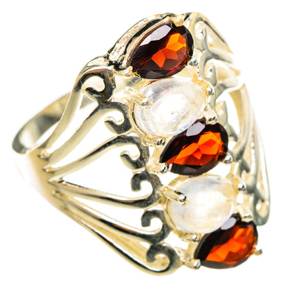 Garnet Rings handcrafted by Ana Silver Co - RING114476 - Photo 2