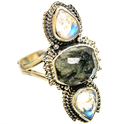 Tourmalinated Quartz Rings handcrafted by Ana Silver Co - RING114481 - Photo 2