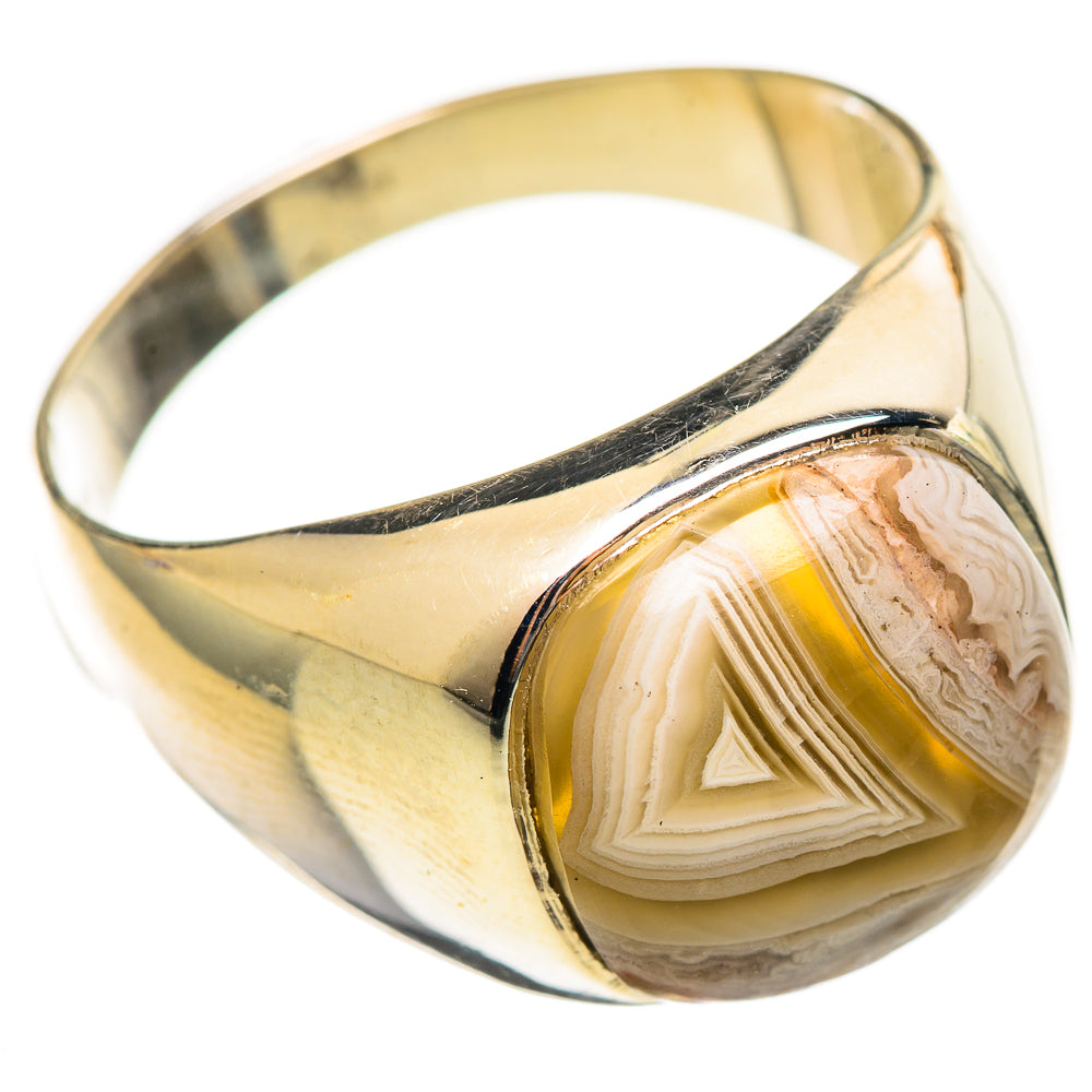 Laguna Lace Agate Rings handcrafted by Ana Silver Co - RING114495 - Photo 2
