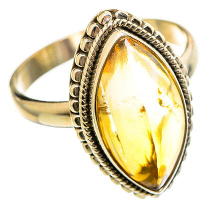 Citrine Sugarloaf Rings handcrafted by Ana Silver Co - RING114500 - Photo 2