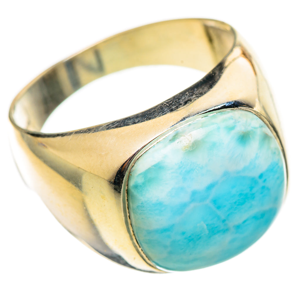 Larimar Rings handcrafted by Ana Silver Co - RING114520 - Photo 2