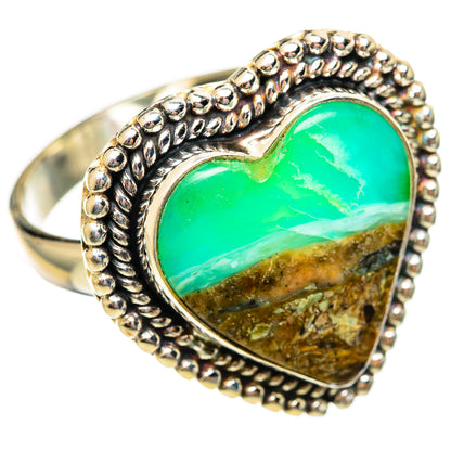 Peruvian Opal Rings handcrafted by Ana Silver Co - RING114521 - Photo 2